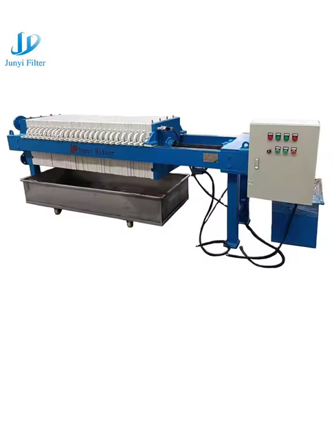 870 Type Automatic Pull Plate Filter Press Machine With Gear Oil Pump