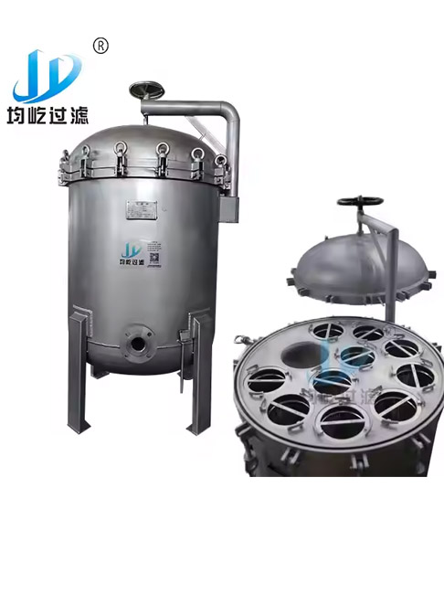 Customized Stainless/Carbon Steel Multi-Bag Filter Housing Industrial Liquid Filtration