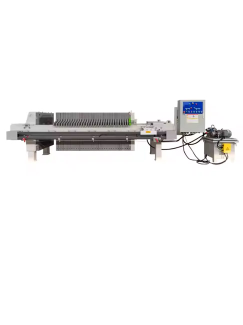1000 automatic pull plate hydraulic diaphragm filter press filter area of 50㎡ petrochemical solid li